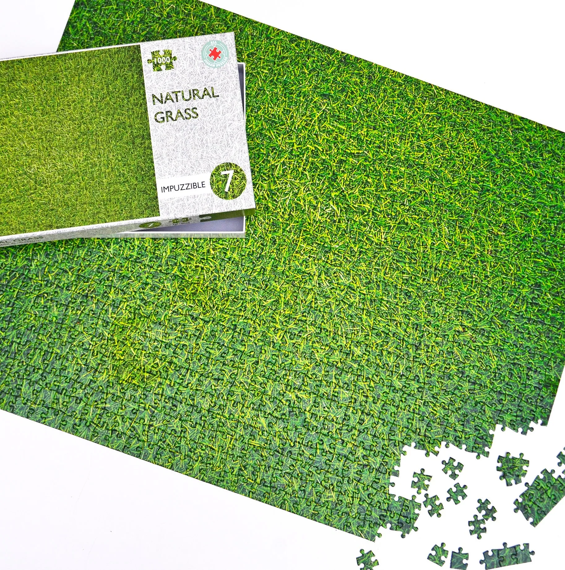 Natural Grass - Impuzzible No.7 - 1000 or 500 Piece Jigsaw Puzzle