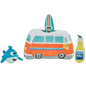 Outward Hound Hide A Surf Van Dog Toys - 4-Piece