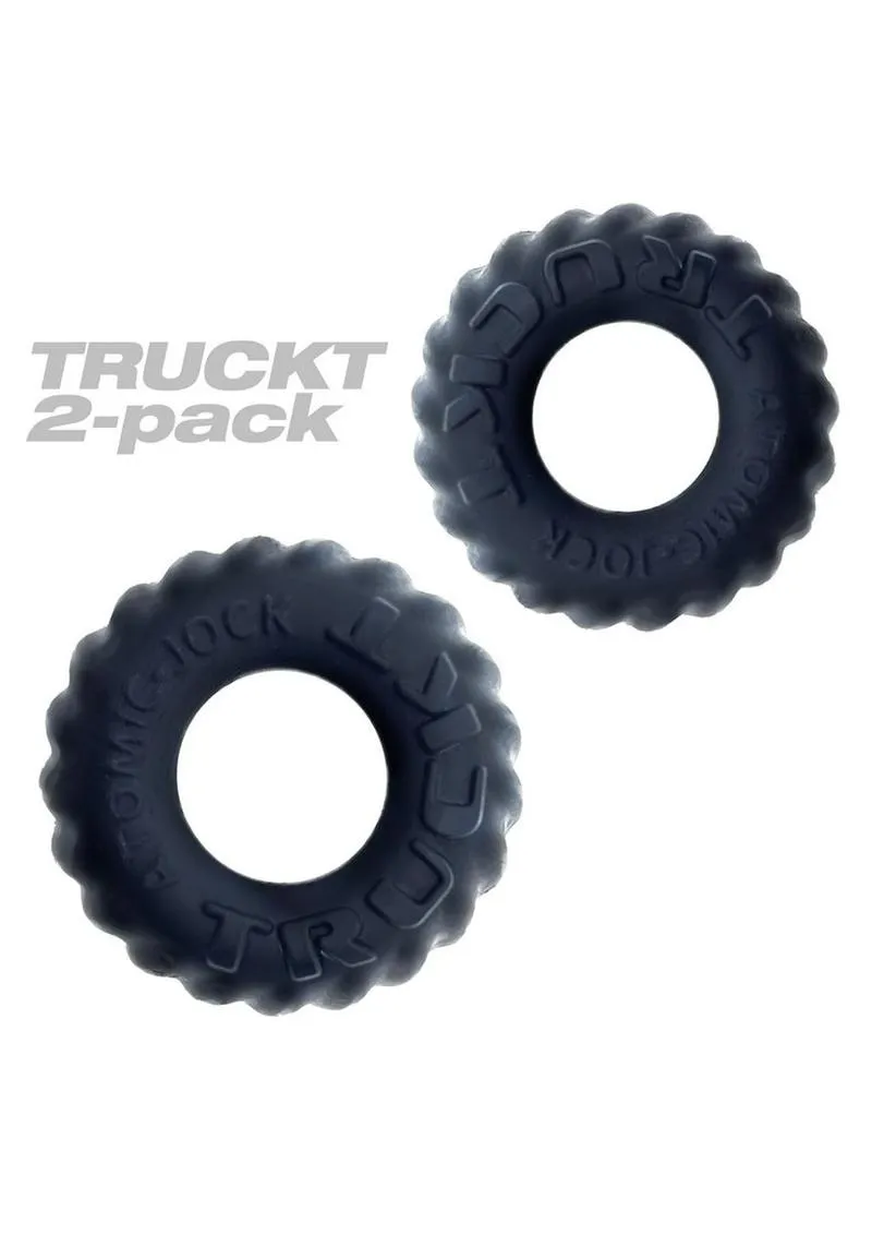 Oxballs Truckt Plus  Silicone Cock Ring (2 Pack) - Night Edition