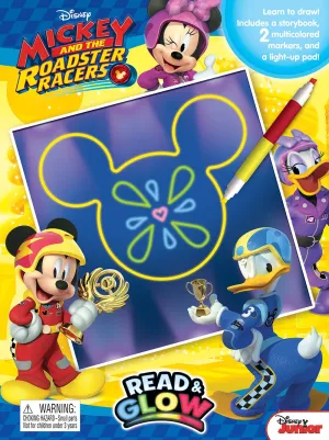 Phidal Disney Mickey and The Roadster Racers Read & Glow - English