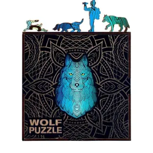 Piecezz Wooden 70 Piece Puzzle - Wolf