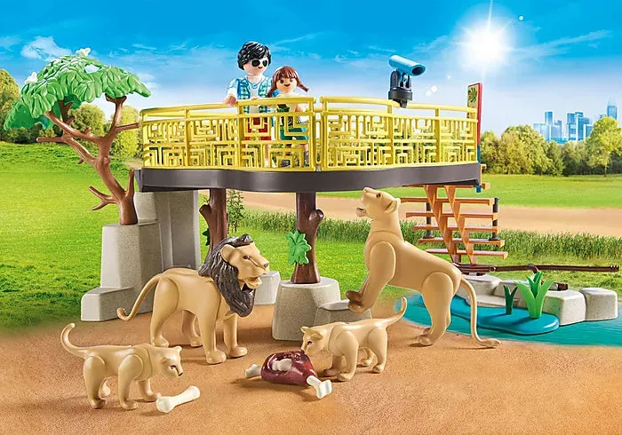 Playmobil Family Fun Lion Enclosure