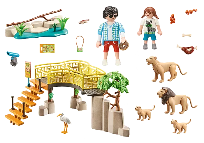 Playmobil Family Fun Lion Enclosure