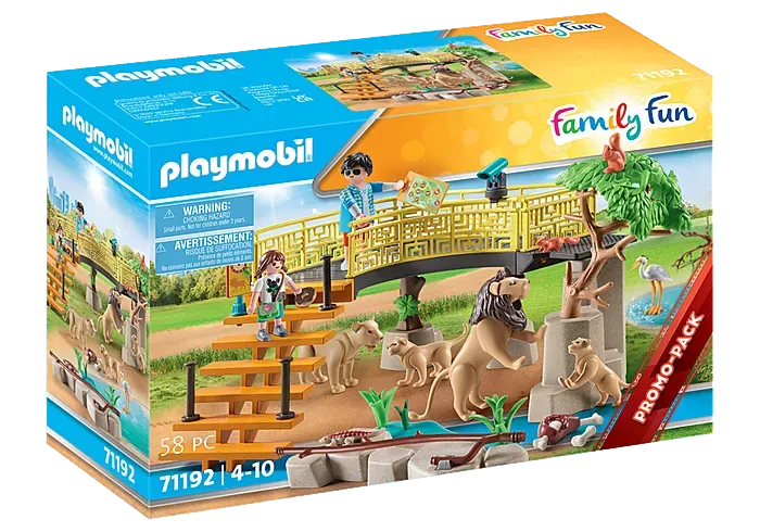 Playmobil Family Fun Lion Enclosure