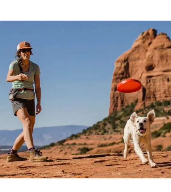 Ruffwear Camp Flyer™ Lightweight & Flexible Flying Disc Dog Toy (Red Sumac)