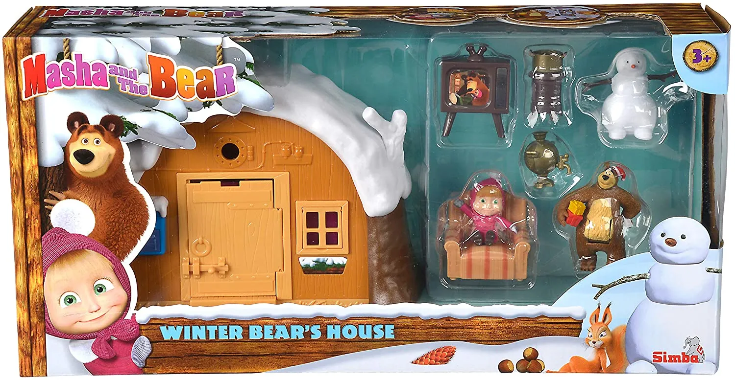 SIMBA - MASHA AND THE BEAR MASHA PLAY SET "WINTER BEAR'S HOUSE"