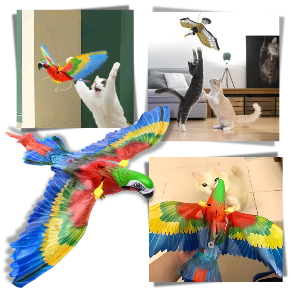 Simulated Flying Bird Cat Toy