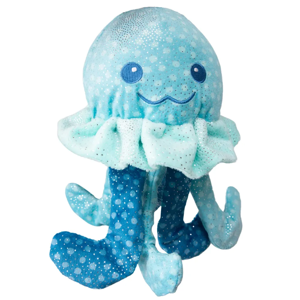 SnugArooz Jelly The Fish Plush Squeaker & Crinkle Dog Toy