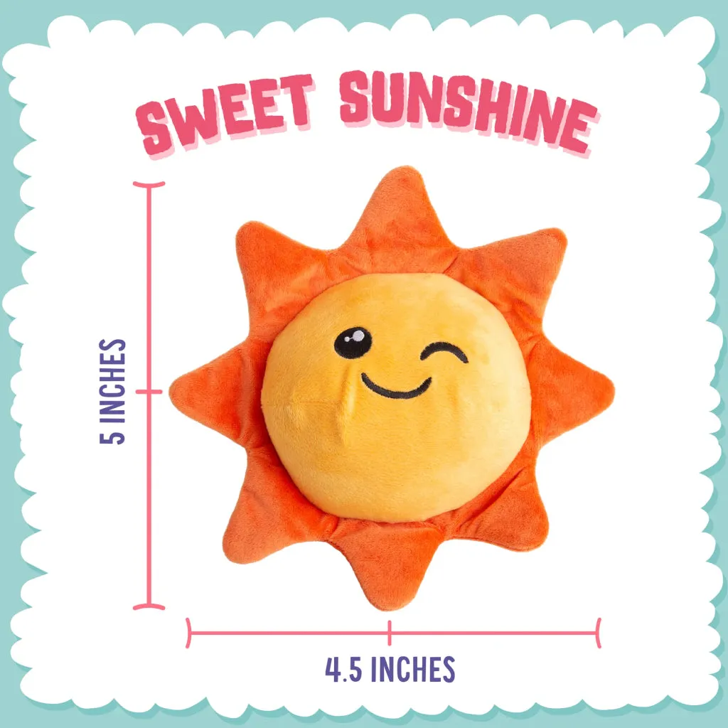 Snugarooz Sweet Sunshine 2-in-1 Plush Dog Toy with Hidden Ball