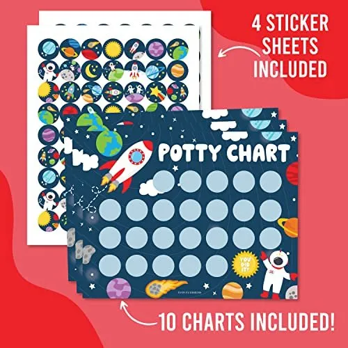 Space Potty Training Chart | Sticker Charts | Early Education