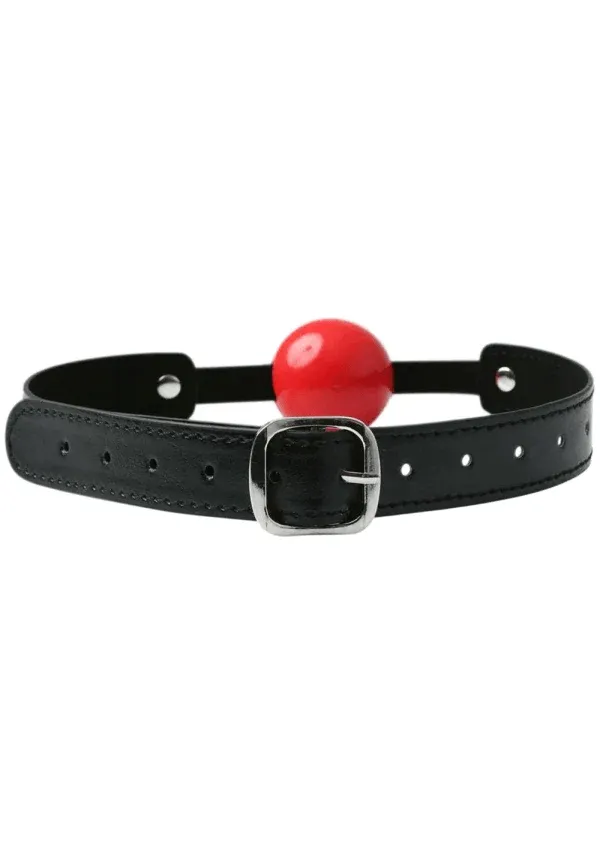 Sportsheets Sex & Mischief Solid Red Ball Gag