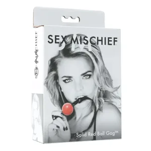 Sportsheets Sex & Mischief Solid Red Ball Gag