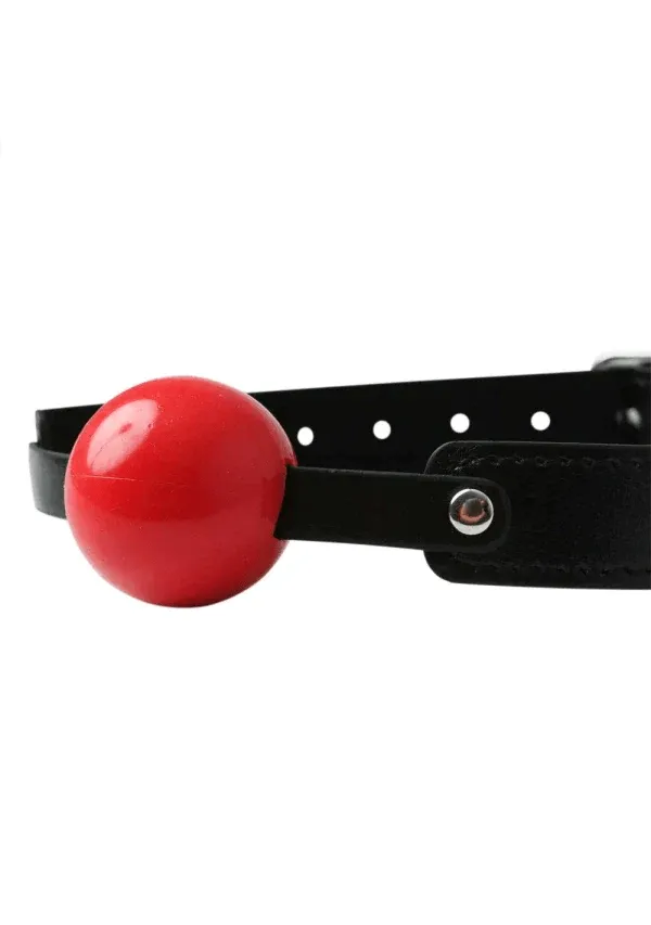 Sportsheets Sex & Mischief Solid Red Ball Gag