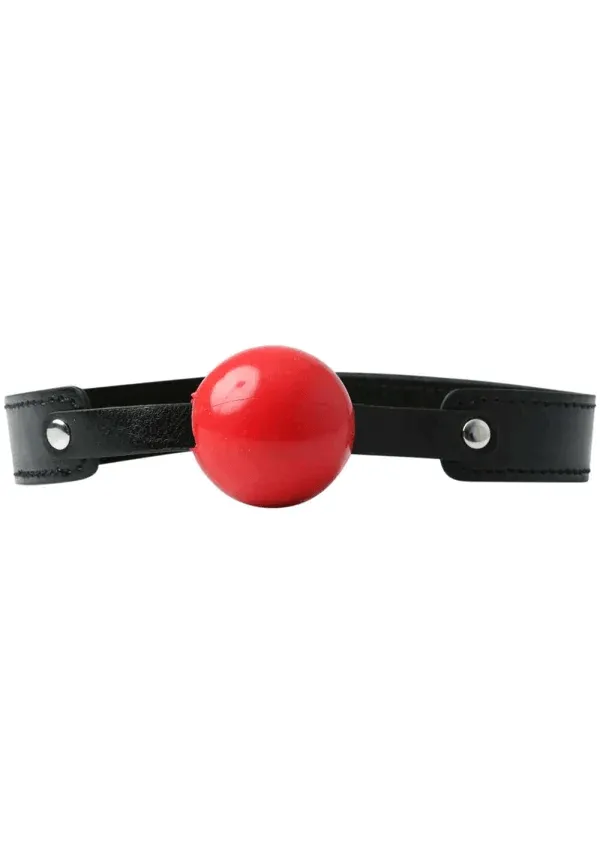 Sportsheets Sex & Mischief Solid Red Ball Gag