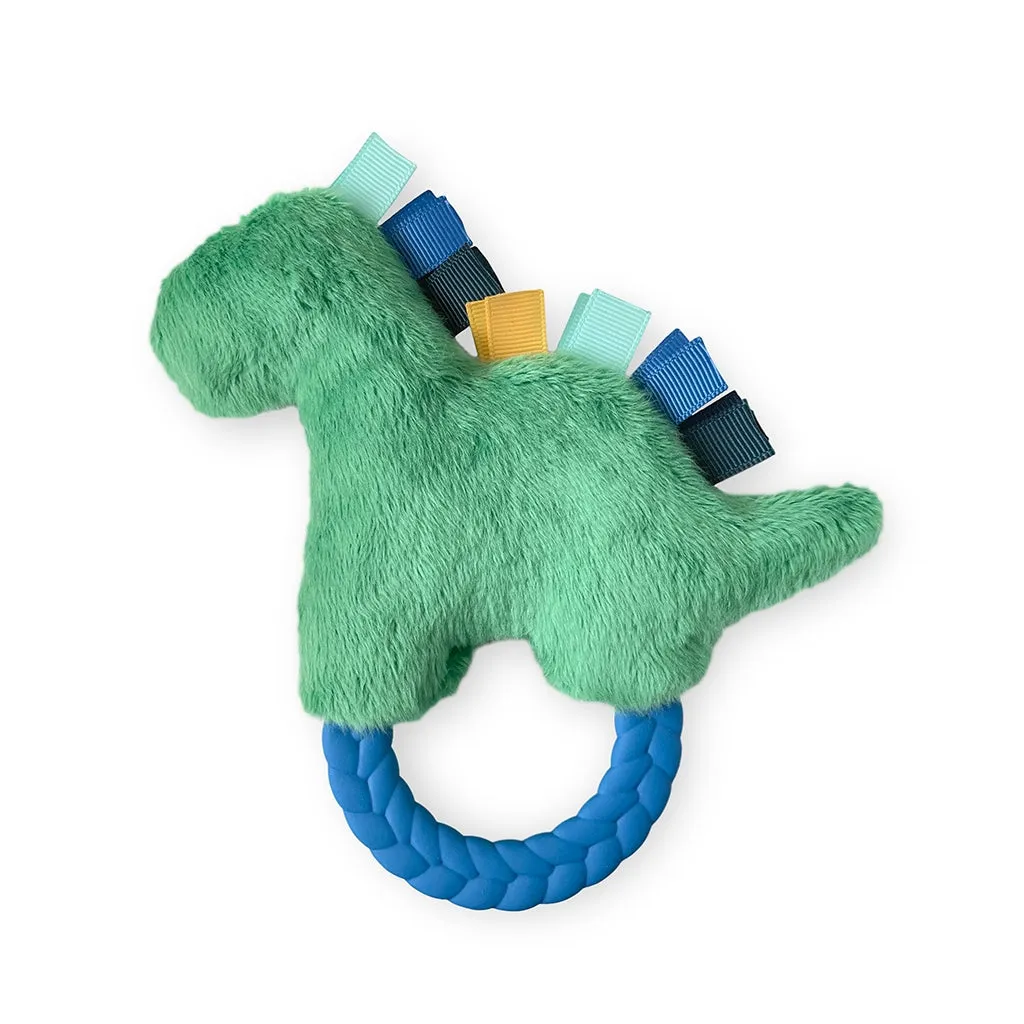 The Dino Rattle Pal Plush Teether