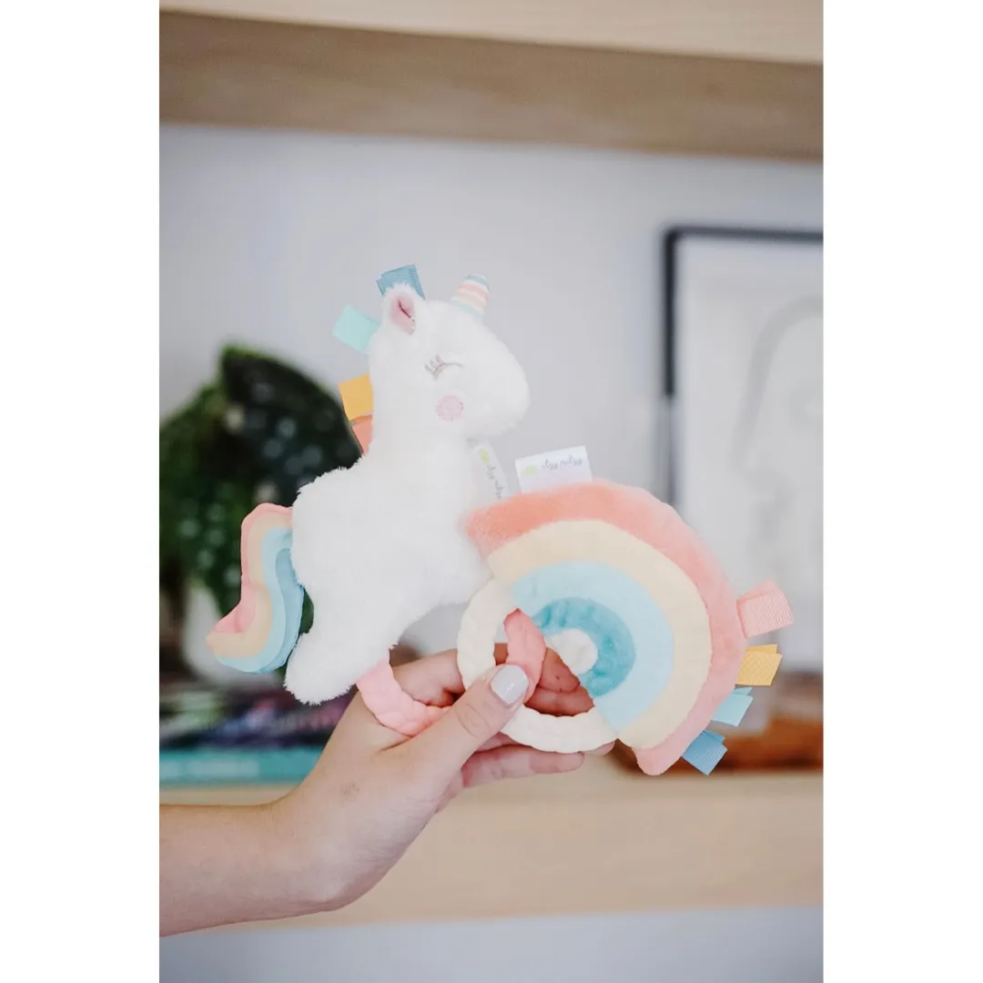 Unicorn Rattle Pal with Teether