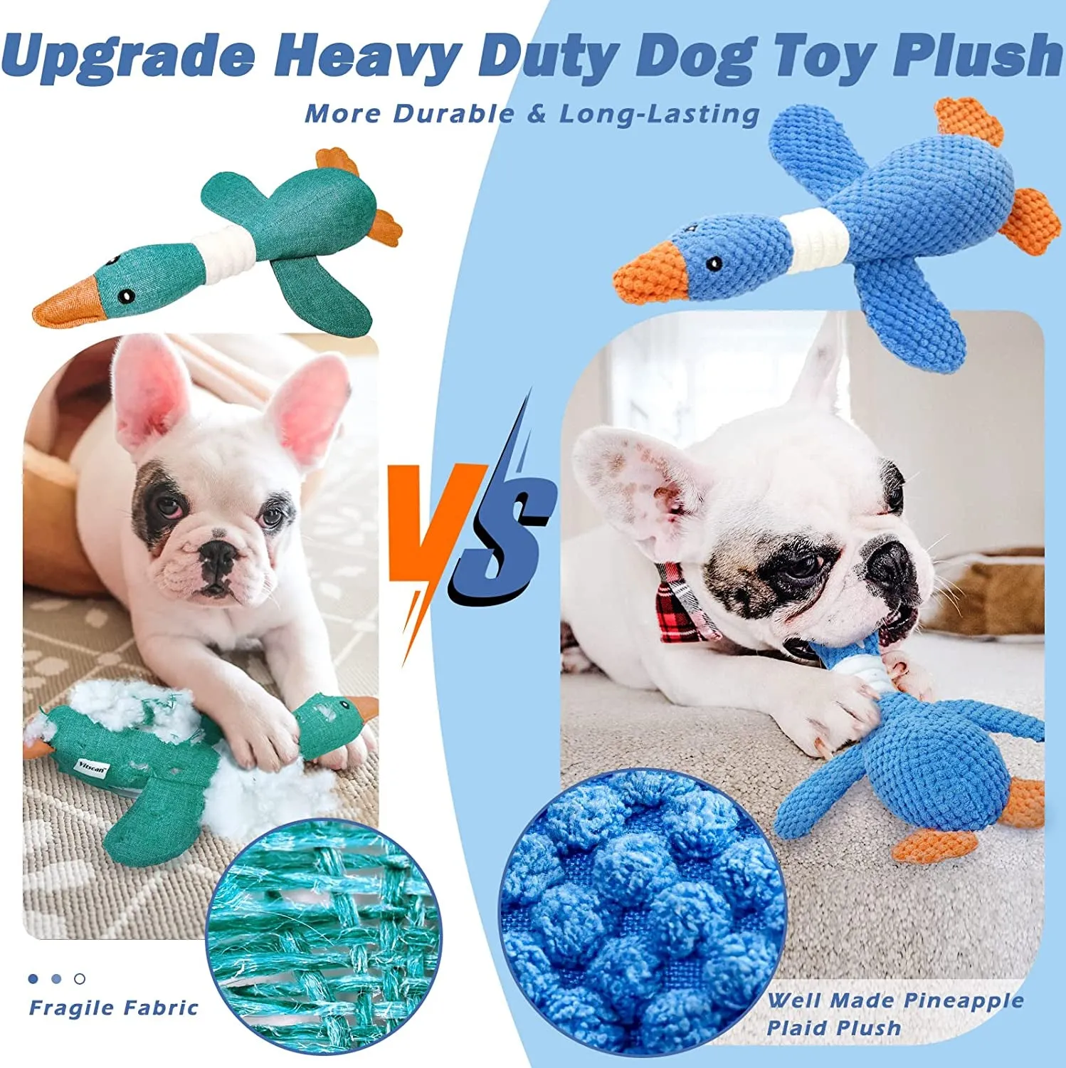 Upgraded Goose Indestructible Dog Toys