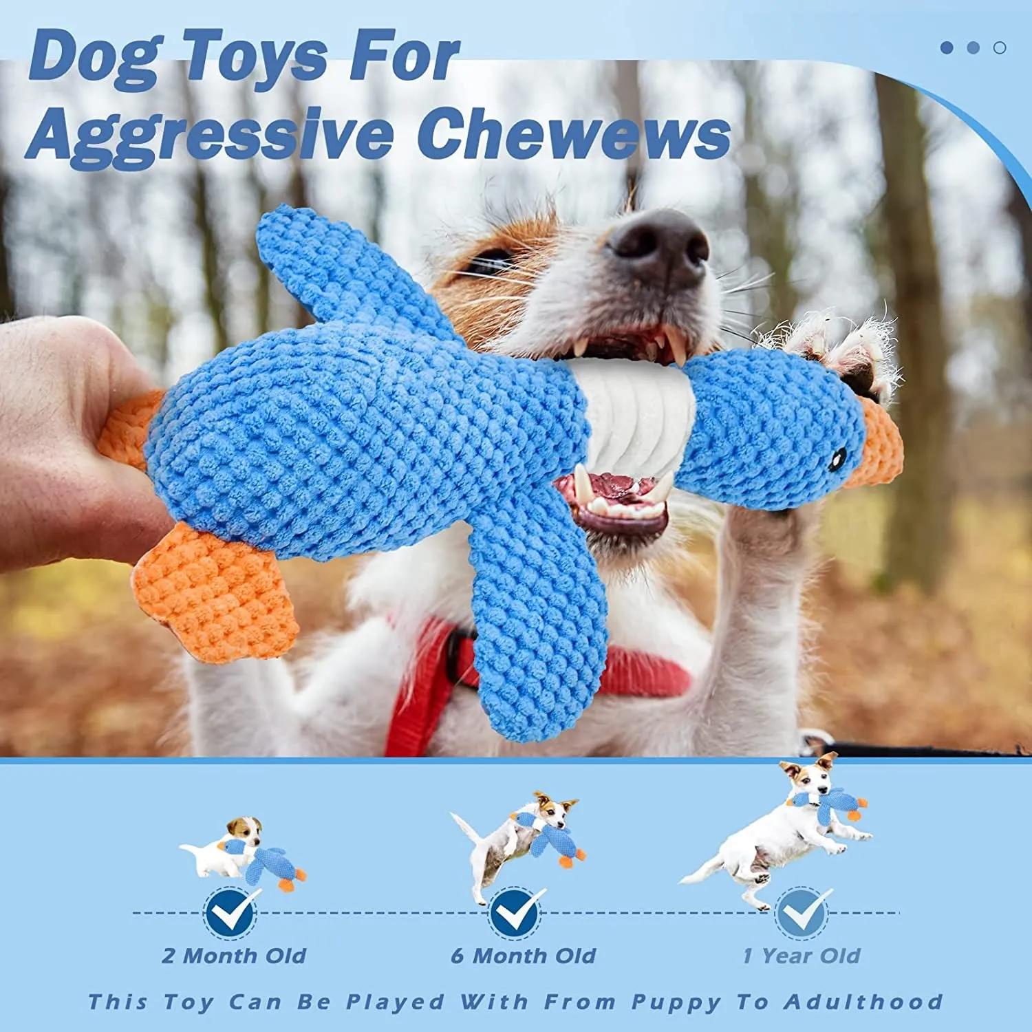 Upgraded Goose Indestructible Dog Toys