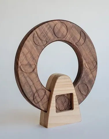 Wooden Moon Phases Calendar