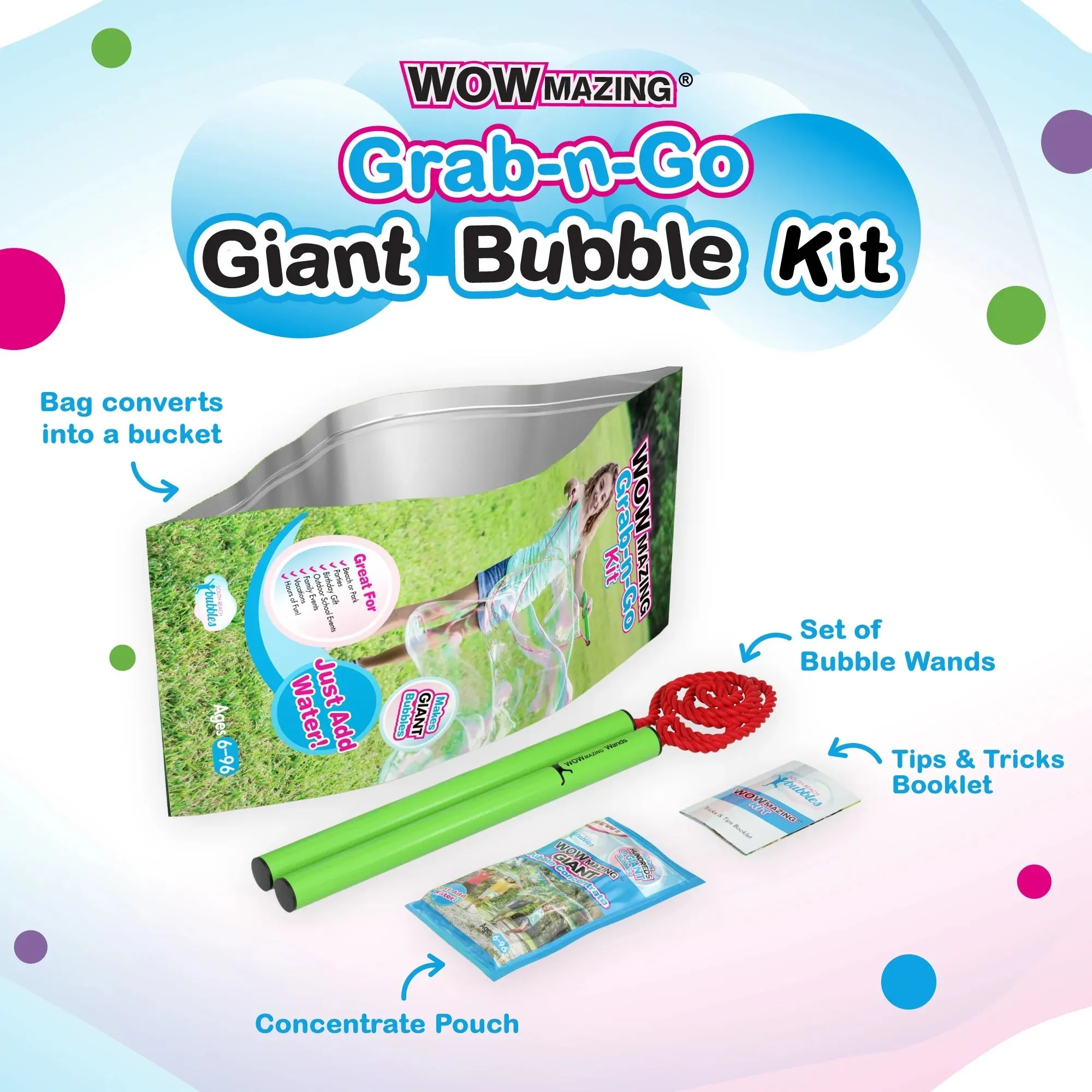 WOWmazing Giant Bubble Kit