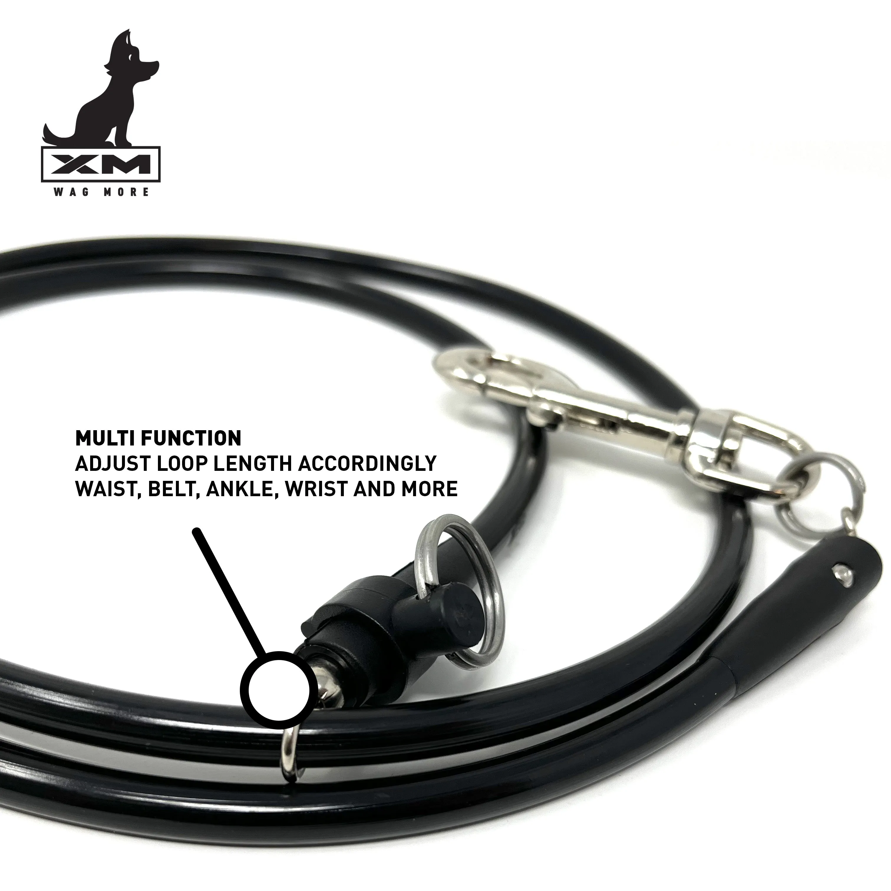 XM | WAG MORE PREMIUM DOG LEASH / MINIMAL FLEX