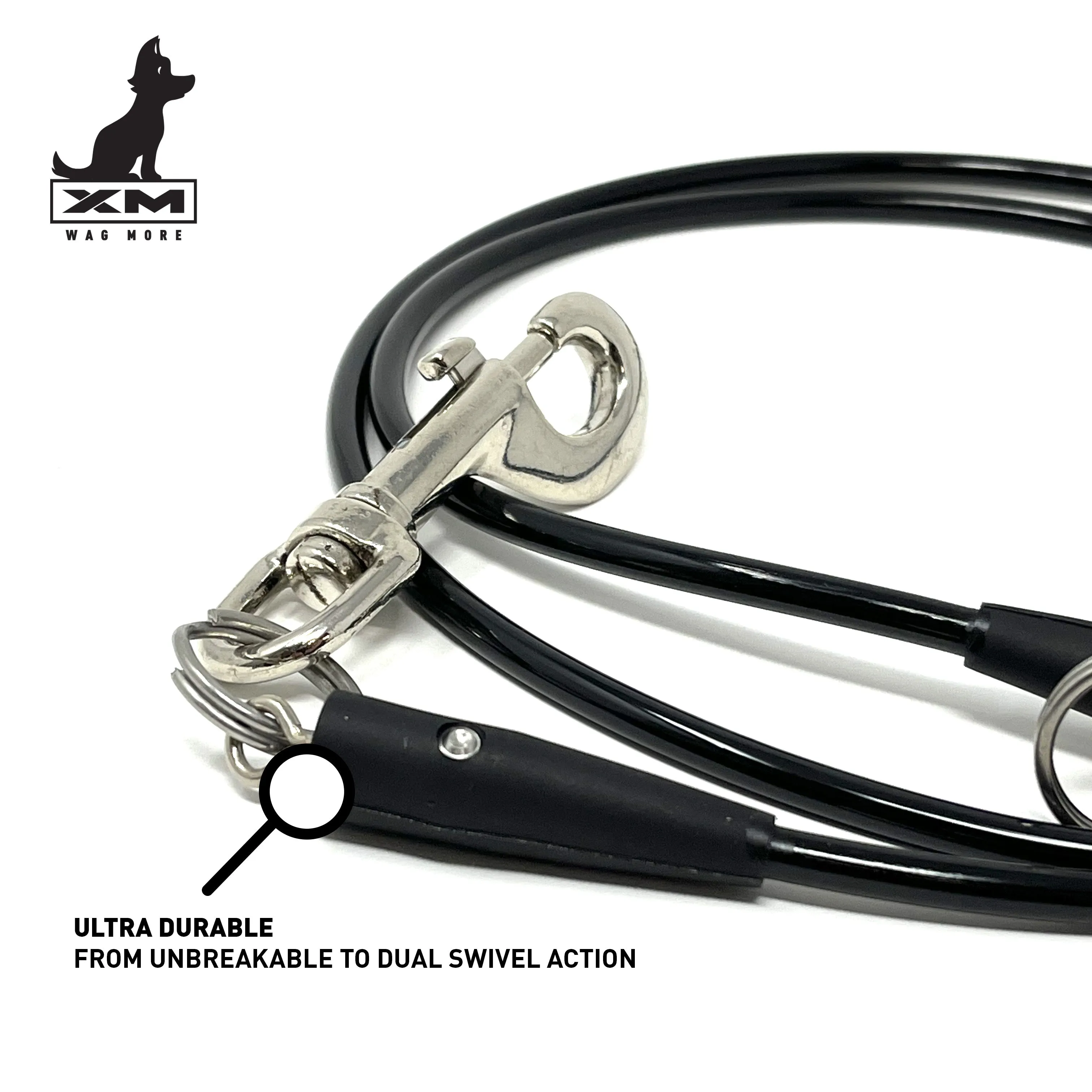 XM | WAG MORE PREMIUM DOG LEASH / MINIMAL FLEX