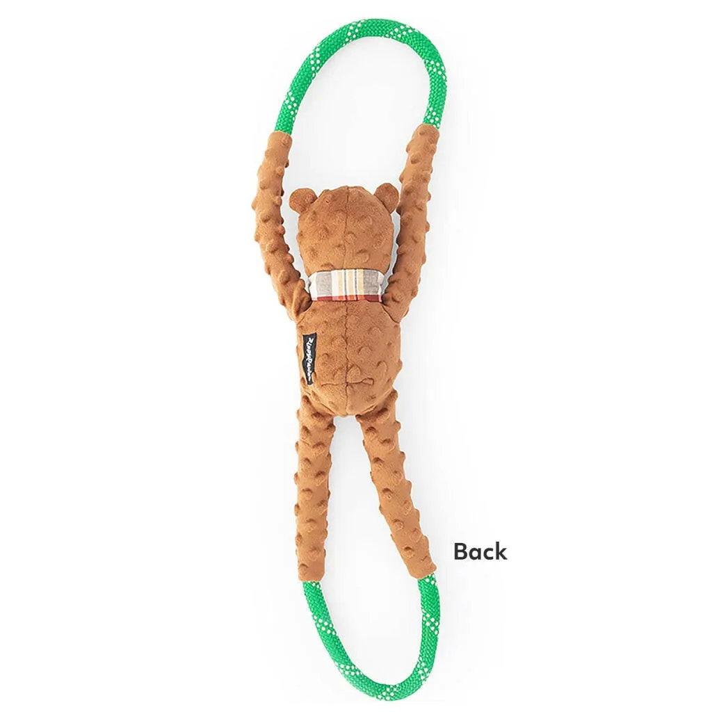 Zippy Paws Charity RopeTugz Bear Pull Toy for Dogs (Large)